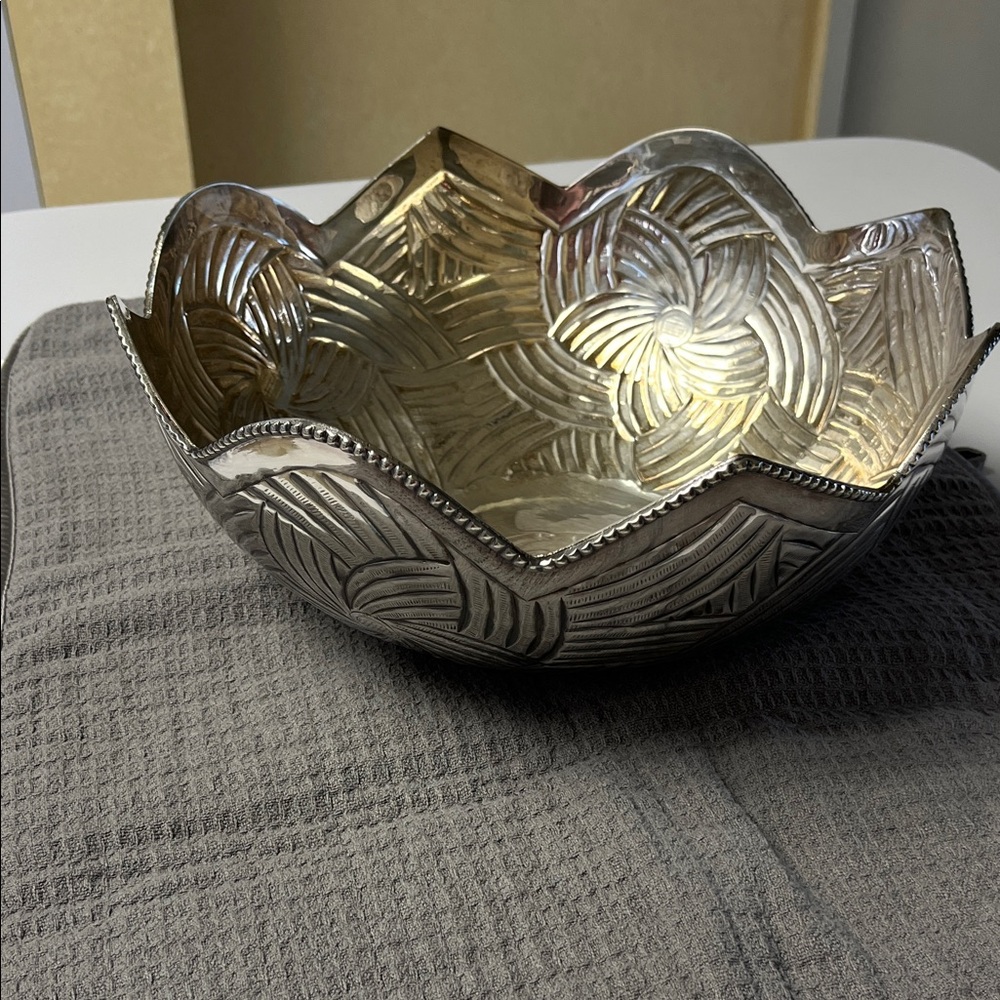 Silver Decorative Bowl